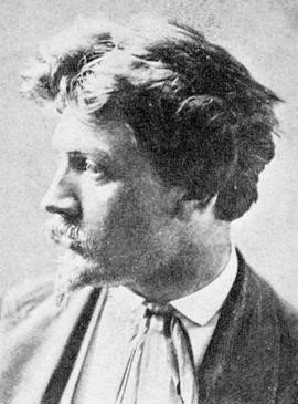 Portrait of Swedish artist Axel Kulle (1846-1908)