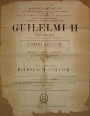 Doctoral diploma of priest Bolesław Domański awarded by the Theological Academy in Münster in 1897