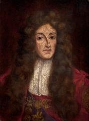 Portrait of James II of England in regal attire