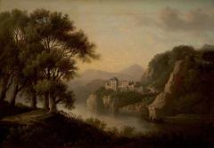 Scenic view of the Beauly River surrounded by trees and distant hills