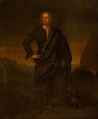 Portrait of Andrew Macpherson of Cluny painted by James Worsdale