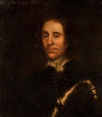 Portrait of Oliver Cromwell in style of Robert Walker