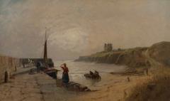 Thomas Scott portrait from 1854 to 1927 with Barrogill Castle in the background