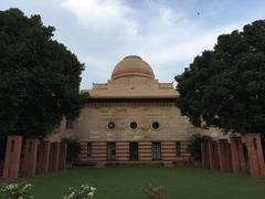 Jaipur House in Delhi colonial architecture exterior view
