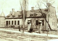 Chateau Ramezay museum circa 1903 exterior view
