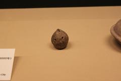 Neolithic pottery xun musical instrument from Jiangzhai site