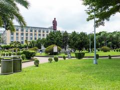 View of Jieshou Park East Section from Ketagalan Boulevard Southwest