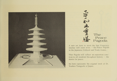 Model of The Peace Pagoda and reflecting pool