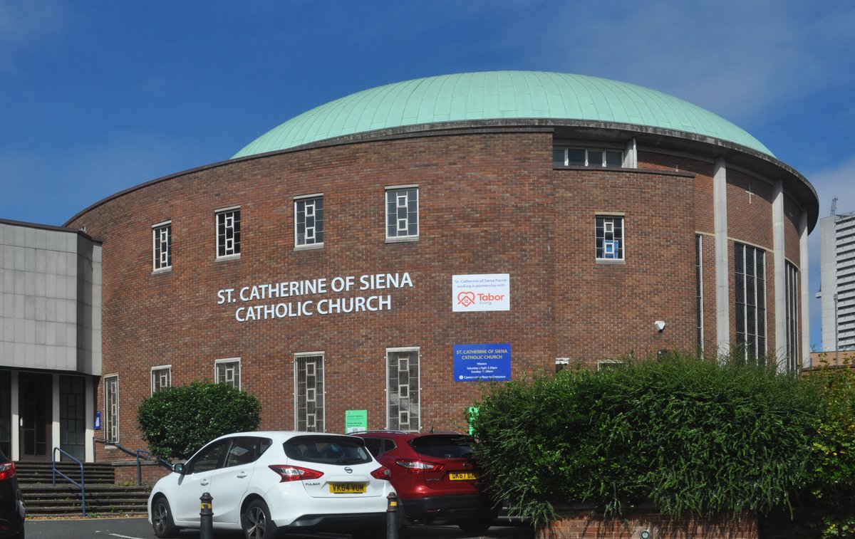 St Catherine of Siena's Church on Bristol Road in Birmingham, West Midlands, England