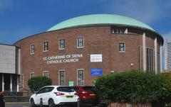 St Catherine of Siena's Church on Bristol Road in Birmingham, West Midlands, England