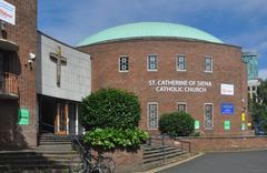 St Catherine of Siena's Church on Bristol Road in Birmingham, West Midlands, England