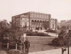 Historic photograph of Hamburg city in the 1890s