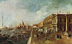 Scenic Venetian canal with historic buildings and gondolas