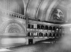 Interior view of the Auditorium Building in Chicago, featuring the south side boxes