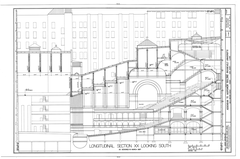 Auditorium Building historic architectural drawing Chicago