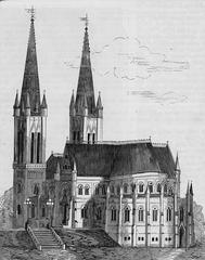 St. John's Church in Helsinki Finland in 1880 historic photo
