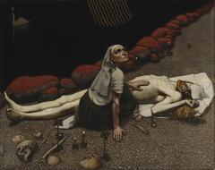 Lemminkäinen's Mother oil painting by Akseli Gallen-Kallela, 1897