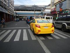 Libertad LRT Station entrance along Arnaiz Avenue in Pasay City with nearby roads and urban surroundings