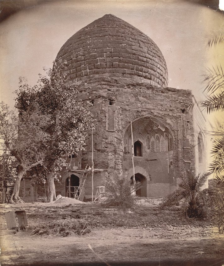 Asif Khan's Tomb historical photograph from 1880