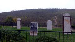 Han Duling Mausoleum of Emperor Xuan Di with ancient stone tomb structure amidst green grounds