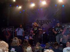 God Forbid metalcore band live performance at Paard van Troje in The Hague Netherlands 2009