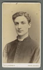 Portrait photograph of Abbé J.E. Aurélien Angers from 1862-1894