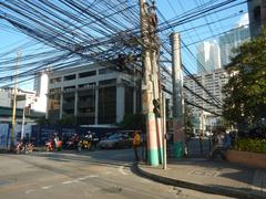 Chino Roces Avenue buildings including Makati Cinema Square Tower and Plaza Fair in Pio del Pilar, Makati City