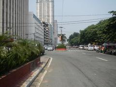 Kalaw Avenue and Rizal Park area in Ermita, Manila including Luneta Hotel and Eton BayPark overlooking Manila Bay and Roxas Boulevard