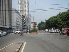 Kalaw Avenue view with Luneta Hotel, Eton BayPark Manila, Rizal Park, and Manila Bay along Roxas Boulevard in Ermita, Manila