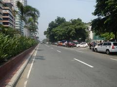 View of Kalaw Avenue, Luneta Hotel, Eton BayPark Manila, Rizal Park, Ermita Manila cityscape along Manila Bay with South Road, Roxas Boulevard, and Quirino Grandstand