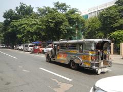 Kalaw Avenue with Luneta Hotel and view of Rizal Park and Manila Bay in Ermita, Manila