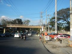 Sales Interchange South Luzon Expressway Metro Manila Skyway in Metro Manila featuring major road interchange with multiple flyovers and traffic overpass