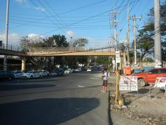 Aerial view of Sales Interchange connecting South Luzon Expressway and Metro Manila Skyway in Metro Manila