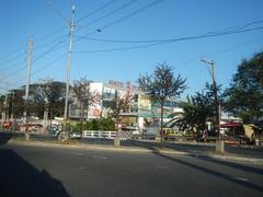 Sales Interchange highway interchange connecting South Luzon Expressway and Metro Manila Skyway in Metro Manila Philippines with surrounding urban area