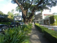 San Antonio Plaza beside Santuario de San Antonio Parish Church at Forbes Park Makati City