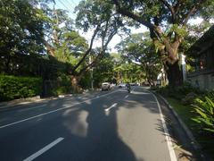 San Antonio Plaza on McKinley Road in Forbes Park, Makati City with modern buildings and greenery