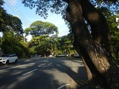 San Antonio Plaza on McKinley Road in Forbes Park, Makati City with buildings and greenery
