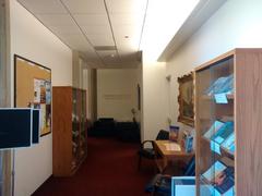 Franke Institute for the Humanities entrance inside Regenstein Library at the University of Chicago