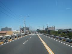 South Luzon Expressway and Metro Manila Skyway at Magallanes Interchange in Makati City with multiple lanes and city buildings