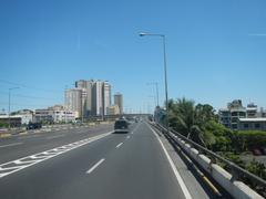 South Luzon Expressway (SLEx) and Metro Manila Skyway elevated highway in Metro Manila, Philippines