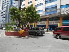 High-rise residential and commercial buildings along Pablo Ocampo Street and Taft Avenue in Malate, Manila including Torre Lorenzo Plaza-Residences and Vito Cruz Towers