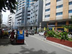 Torre Lorenzo Plaza-Residences, Burgundy Westbay Tower, The Grand Towers, Pacific Regency & City Land, Vito Cruz Towers buildings along Pablo Ocampo Street and Taft Avenue in Malate, Manila