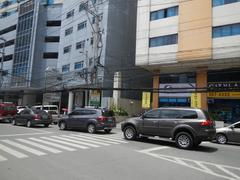 View of Torre Lorenzo Plaza-Residences, Burgundy Westbay Tower, The Grand Towers, Pacific Regency, City Land, Vito Cruz Towers buildings along Pablo Ocampo Sr. Avenue and Taft Avenue in Malate, Manila