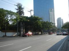 Zuellig Building and One Roxas Triangle at Paseo de Roxas corner Makati Avenue in Makati City Philippines