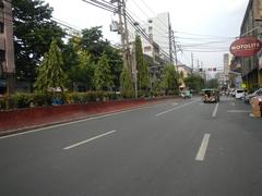 Intersection of Rizal Avenue and Recto Avenue near Jose Abad Santos Avenue with footbridge in Santa Cruz Manila