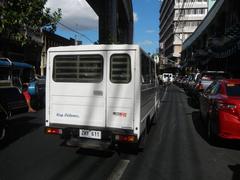 Claro M. Recto Bridge III and surrounding streets in Santa Cruz, Manila with Doroteo Jose LRT Station visible