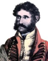 Portrait of Facundo Quiroga, Argentine historical figure