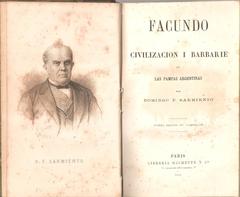 Book cover of Facundo Civilización y Barbarie en las Pampas Argentina by Domingo Sarmiento