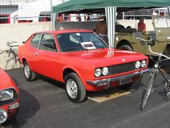 Fiat 128 Sport car at Imola Circuit Italy