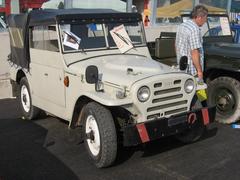 Fiat Campagnola off-road vehicle parked on a paved area at Imola Circuit Italy